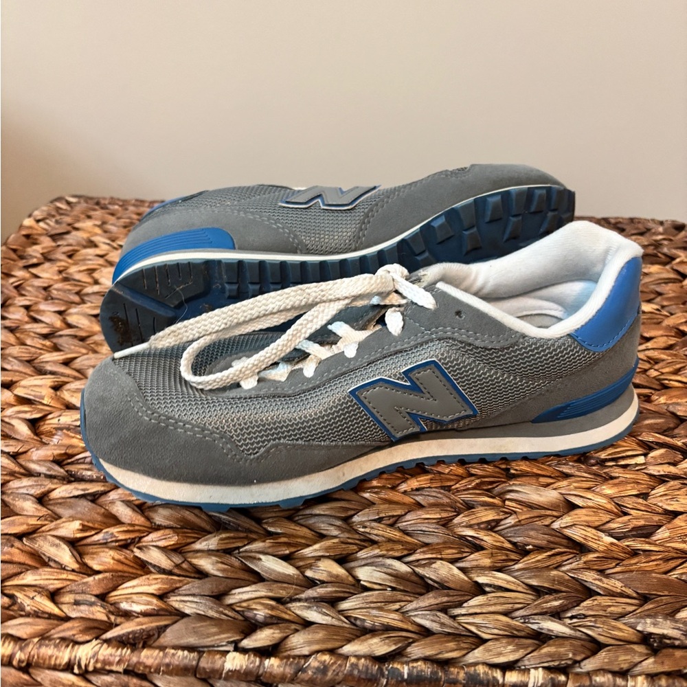 New Balance Gray and Blue Sneakers